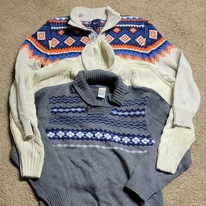 New 3 boys sweaters size 10-12